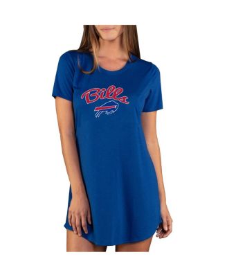 Concepts Sport - Women's Royal Buffalo Bills Marathon Knit Nightshirt
