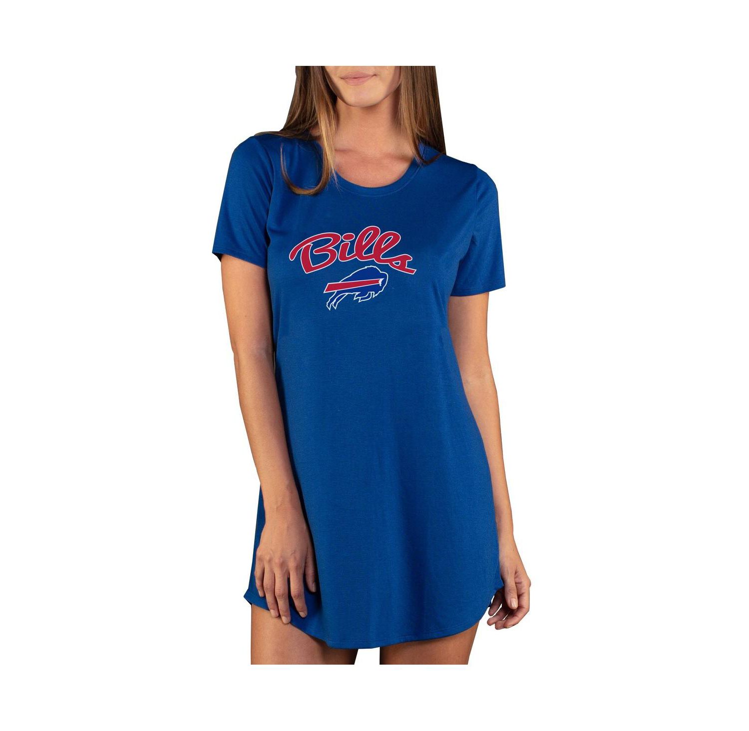 Women's Royal Buffalo Bills Marathon Knit Nightshirt
