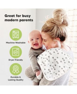 Kids 5pk Urban Burp Cloths, Organic Burping Cloth for Babies, Burp Rags