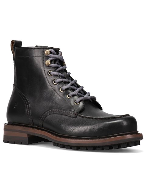Мужские ботинки Frye Hudson Lace-Up Work Boots, цвет: Чёрный