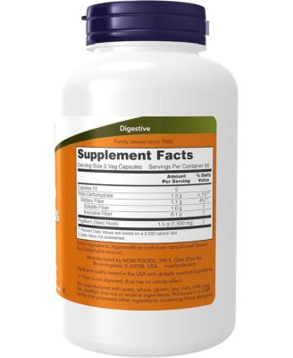 Psyllium Husks Fiber ,500 mg ,200 V Caps