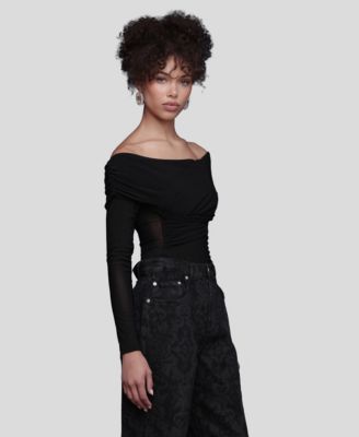 Women's Off-The-Shoulder Bodysuit Top
