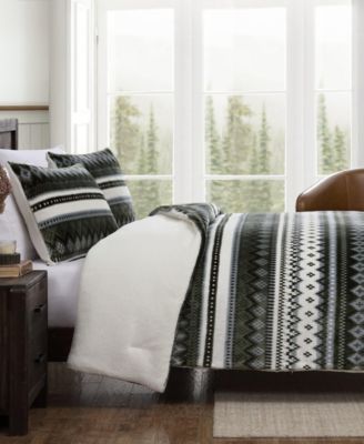 Eddie Bauer CLOSEOUT! Shelton Fair Isle Plush 2-Pc. Comforter Set, Twin