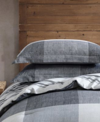 Oversized Plaid Reversible 7-Pc. Comforter Set, Queen