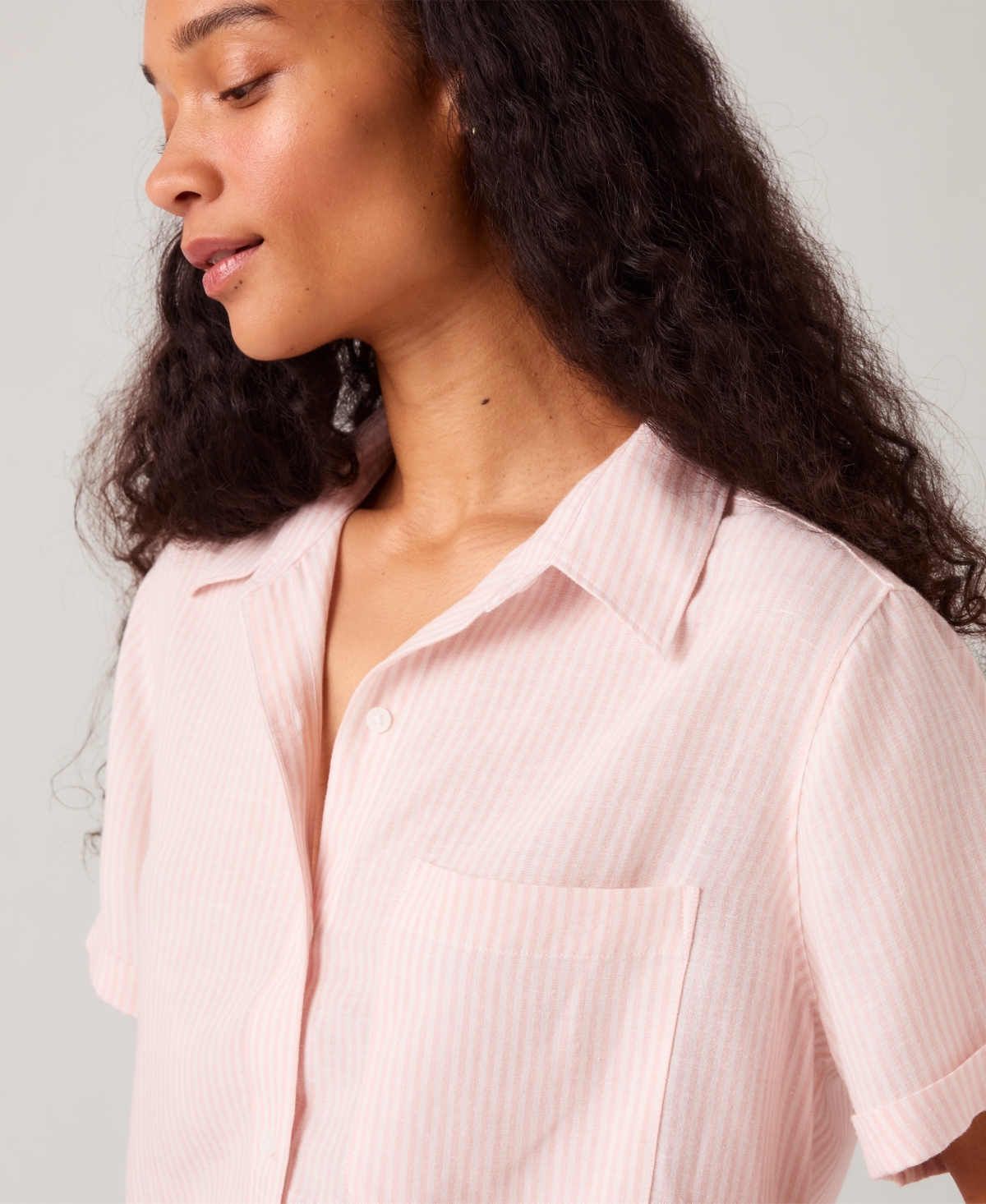 Levi's Women's Darlene Printed Short-sleeve Shirt In Pink