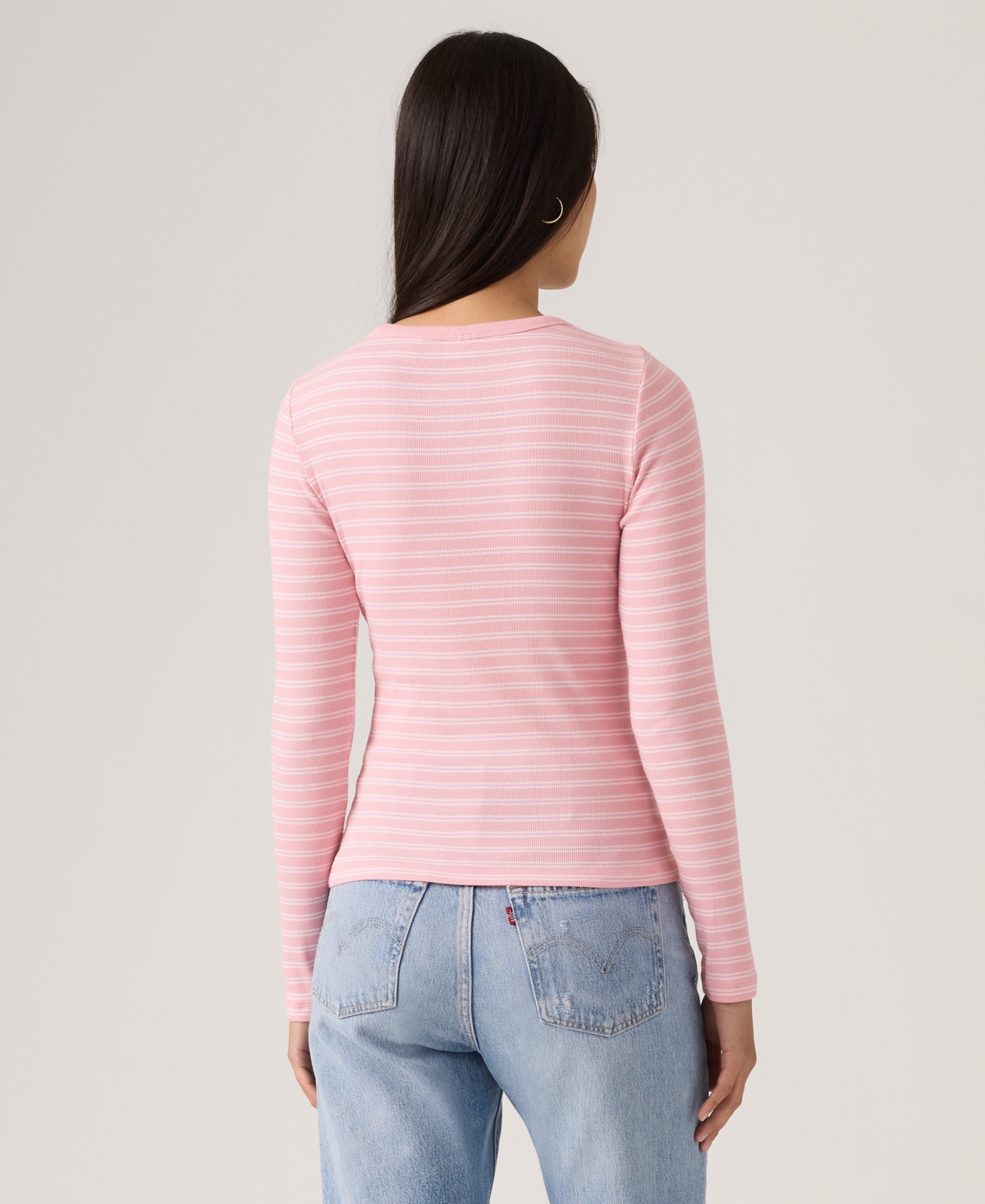 Levi's Women's Hayes Clara Strip Long Sleeve Top