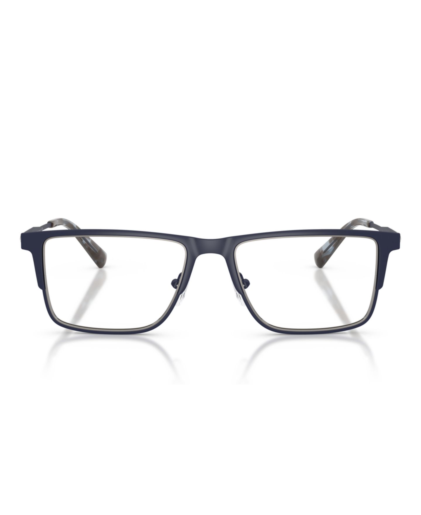 Мужские очки Michael Kors Man Rectangle Metal MK3097 Hidden Hills Eyeglasses, цвет: Матовый тёмно-синий — фото 2