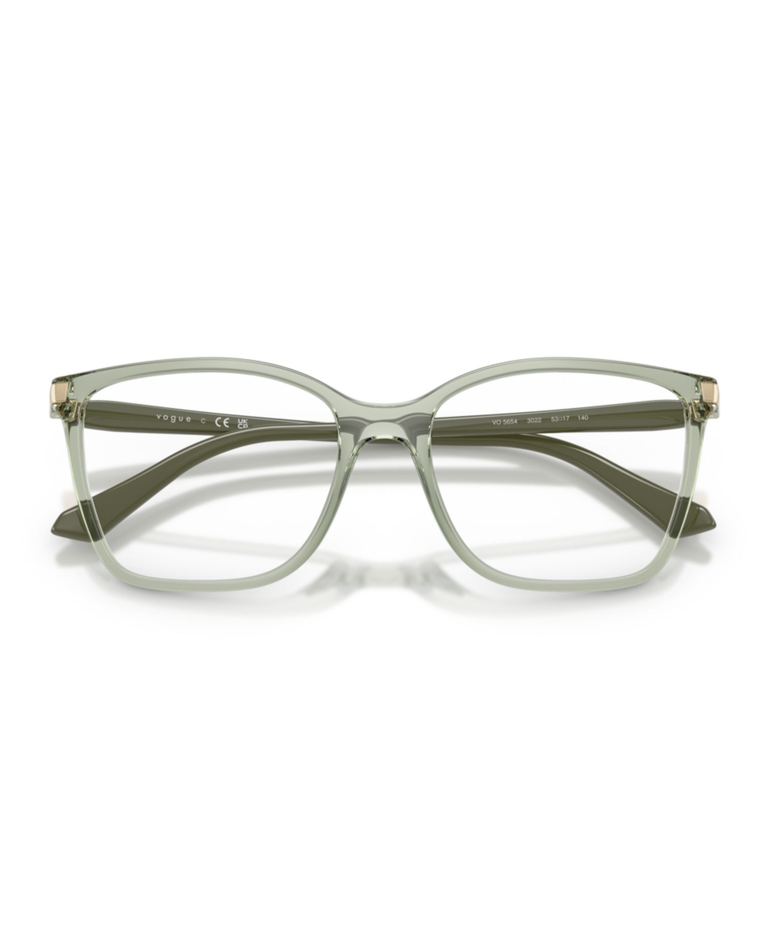 Woman Square Plastic VO5654 Eyeglasses