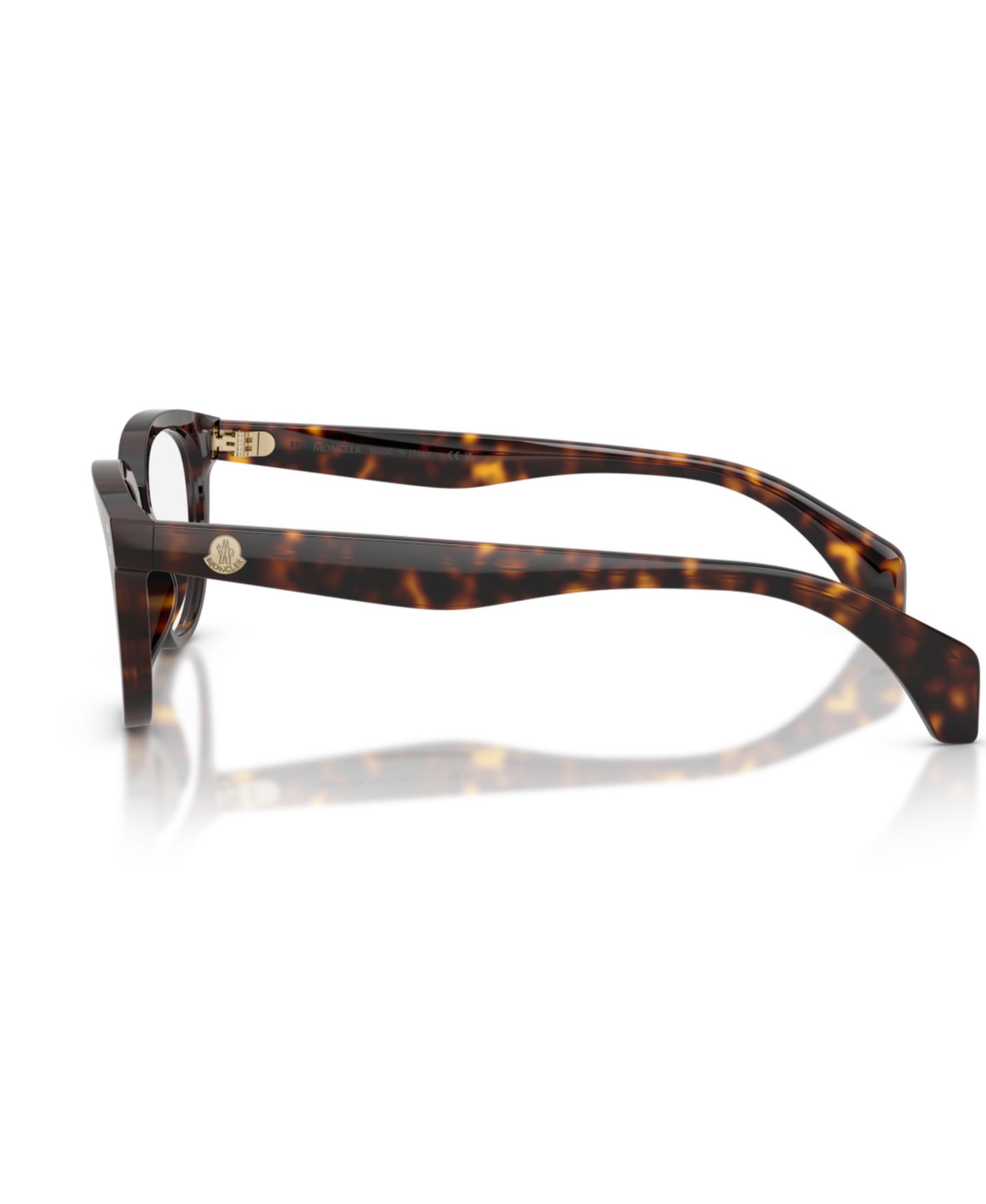 Очки Moncler Unisex Pillow Plastic ME2024U Eyeglasses, цвет: Блестящий гавана — фото 3