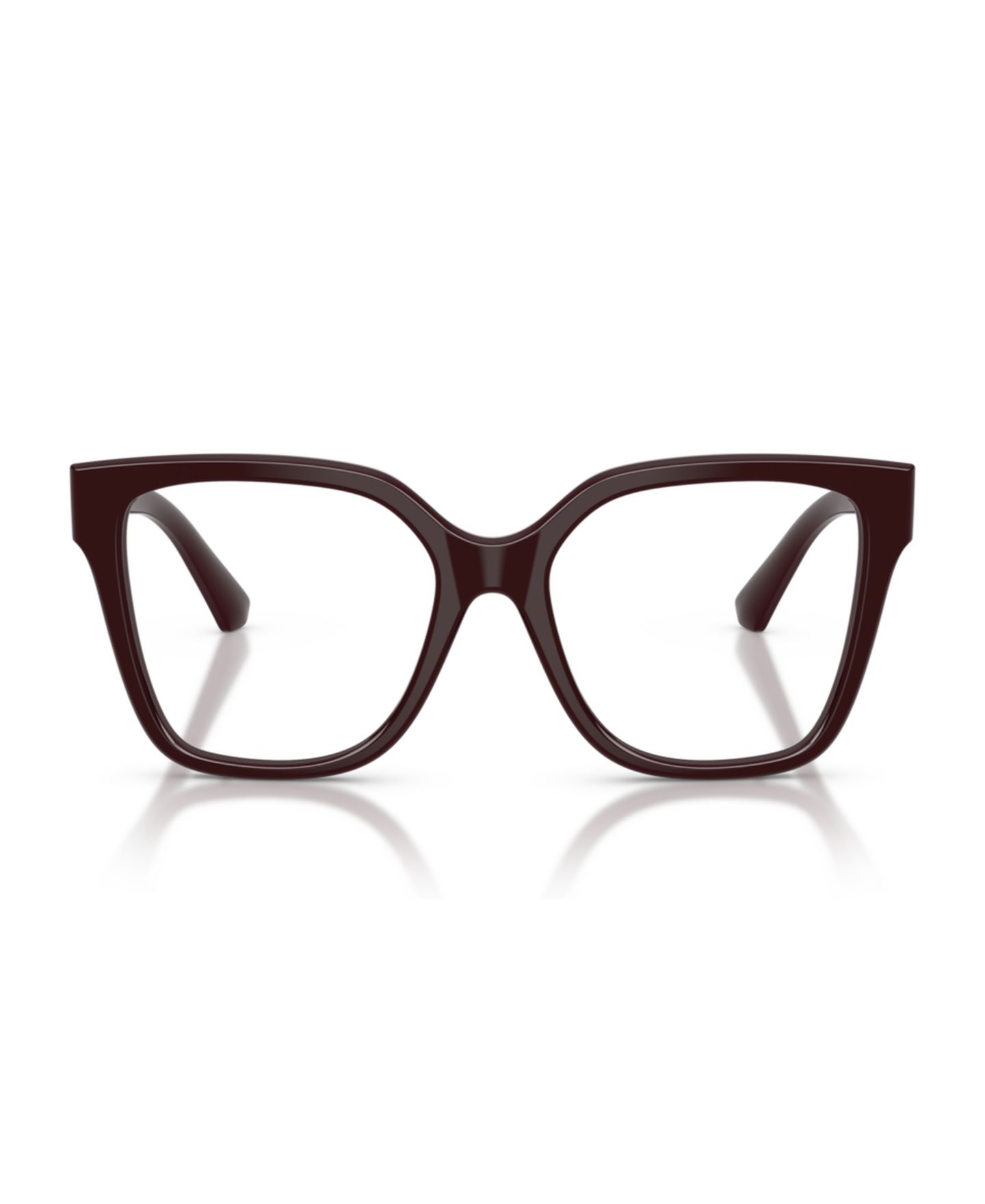 Женские очки Burberry Woman Square Plastic BE2443 Eyeglasses, цвет: Бордо — фото 3