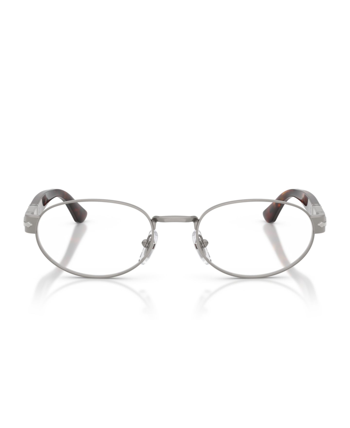 Очки Persol Unisex Oval Metal PO1026V Eyeglasses, цвет: Графитовый металлик — фото 2