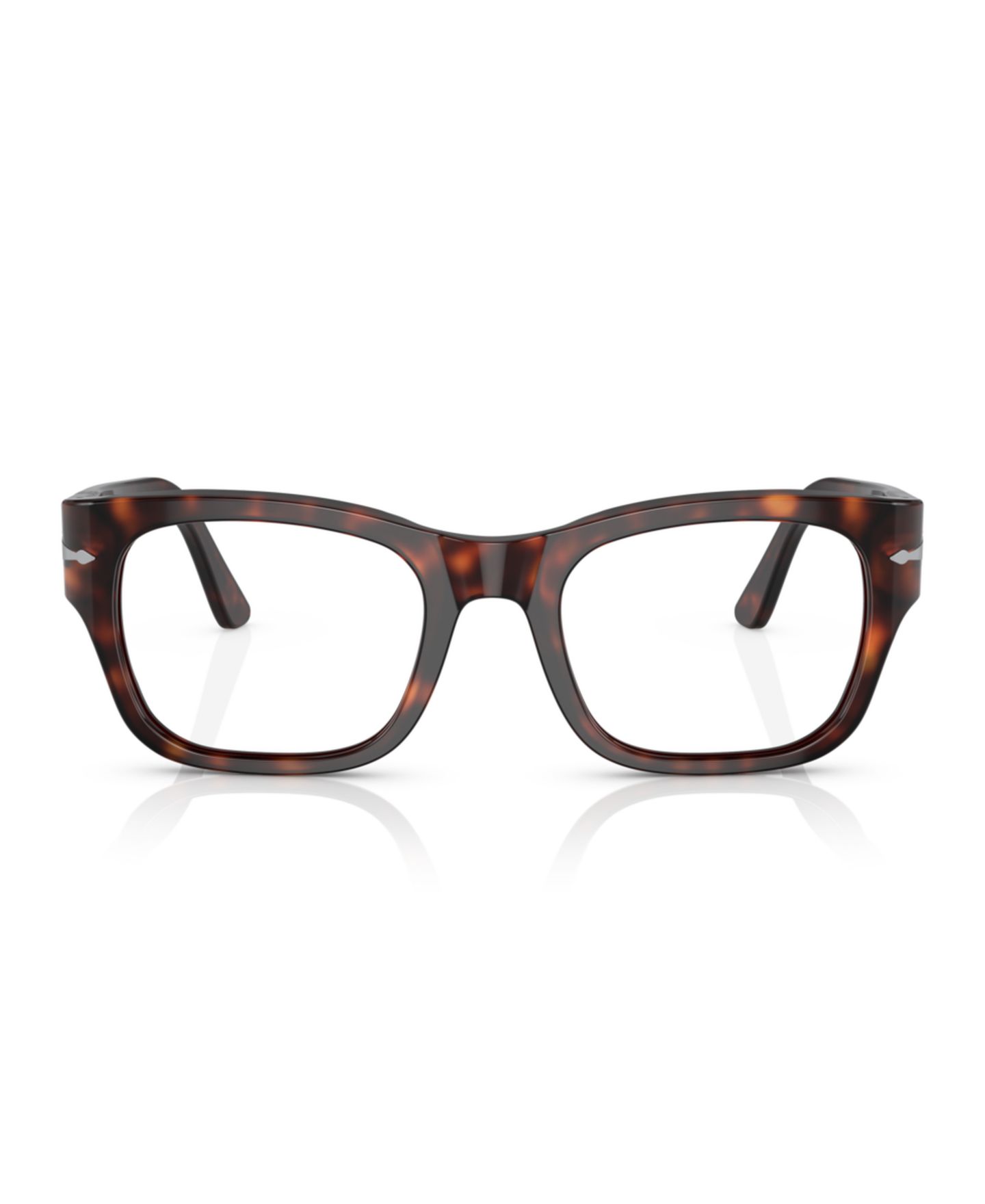 Очки Persol Unisex Rectangle Plastic PO3297V Eyeglasses, цвет: Гавана — фото 2