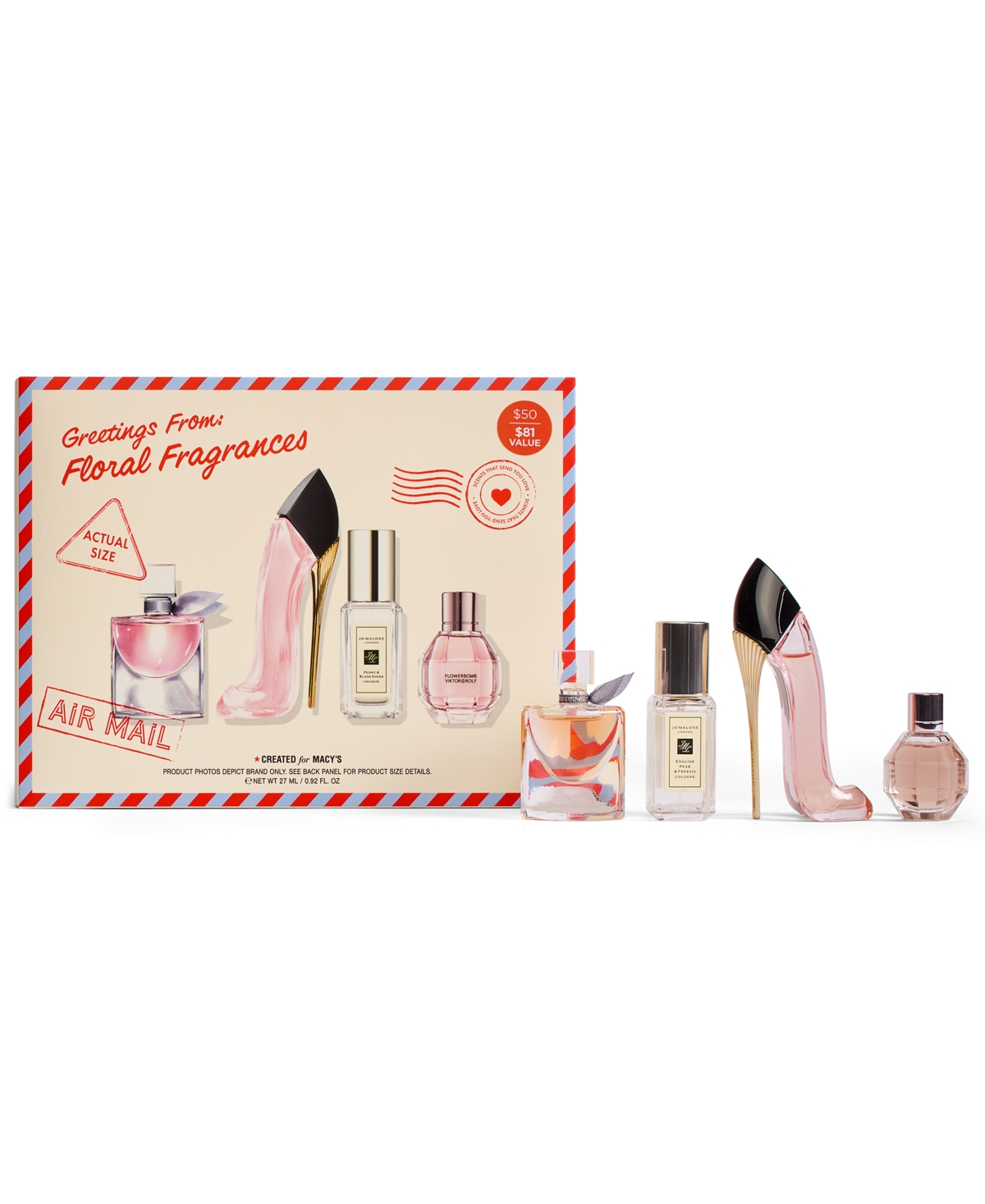Created For Macy's 4-pc. Floral Mini Fragrance Set In Transparent