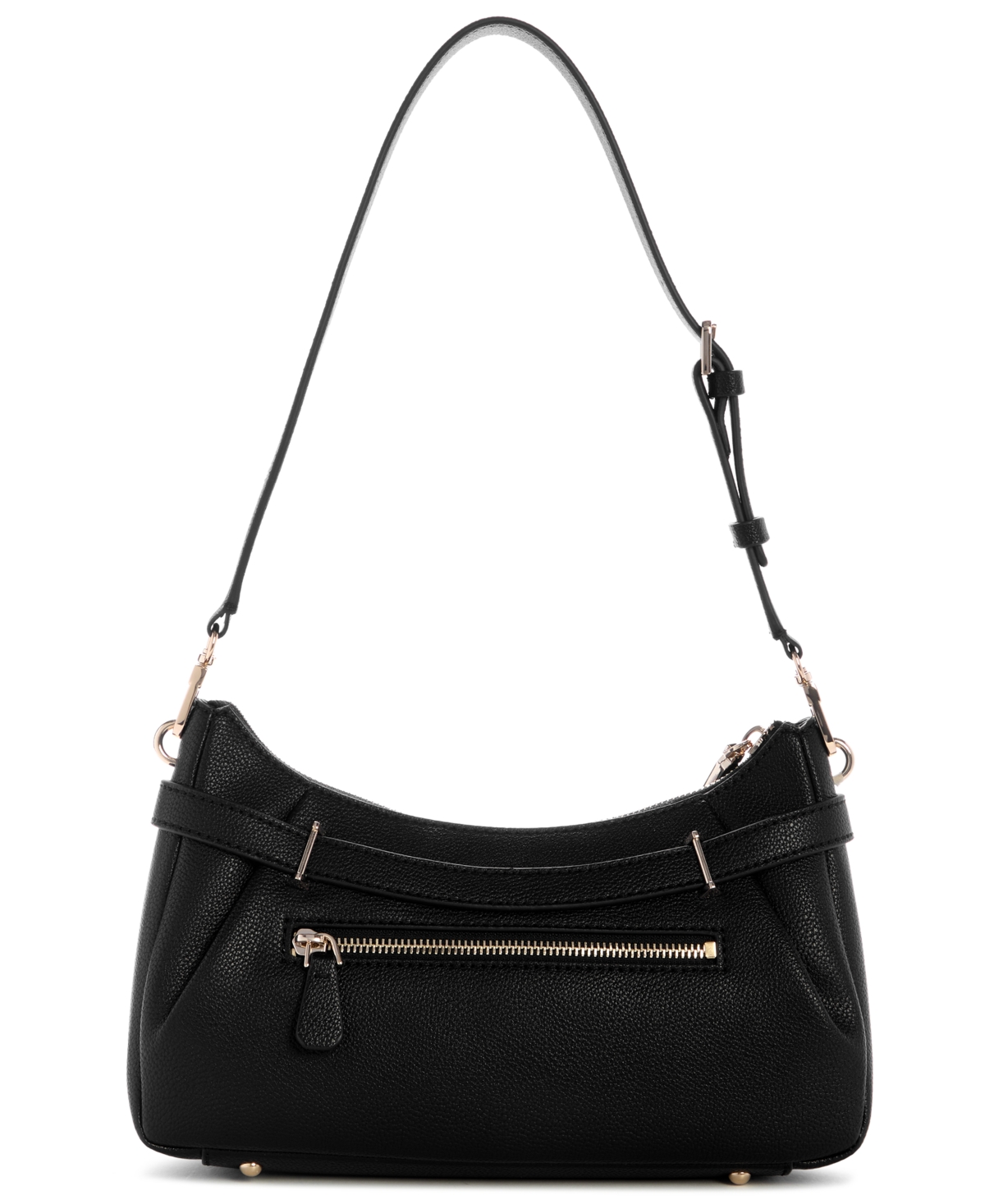 Guess Yesba Adjustable Large Shoulder Bag In Black
