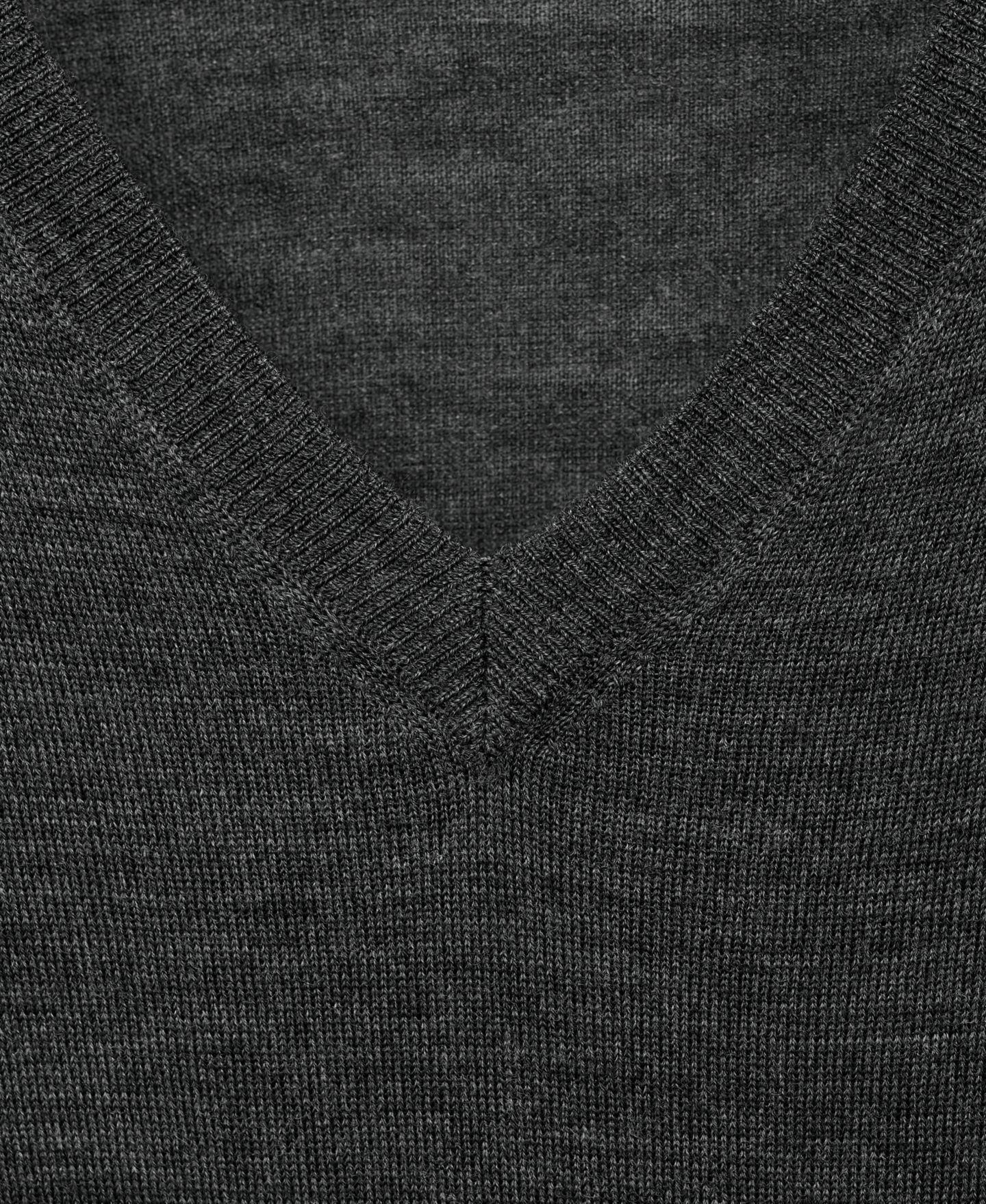 Свитеры Wool — MANGO, цвет: Угольный — фото 4