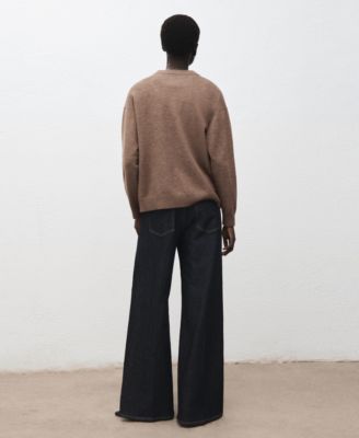 Women's Ribbed Trim Oversized Sweater