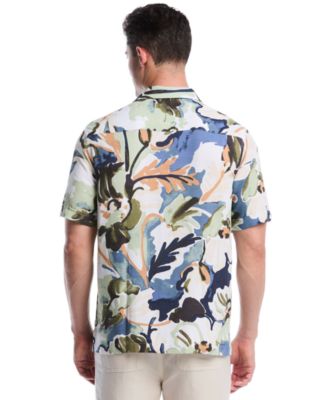 Men's Water-Color Painting Print Classic-Fit Shirt