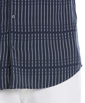 Men's Broken Stripe Print Short-Sleeve Shirt