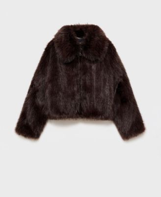 Women's Faux Fur Collar Jacket