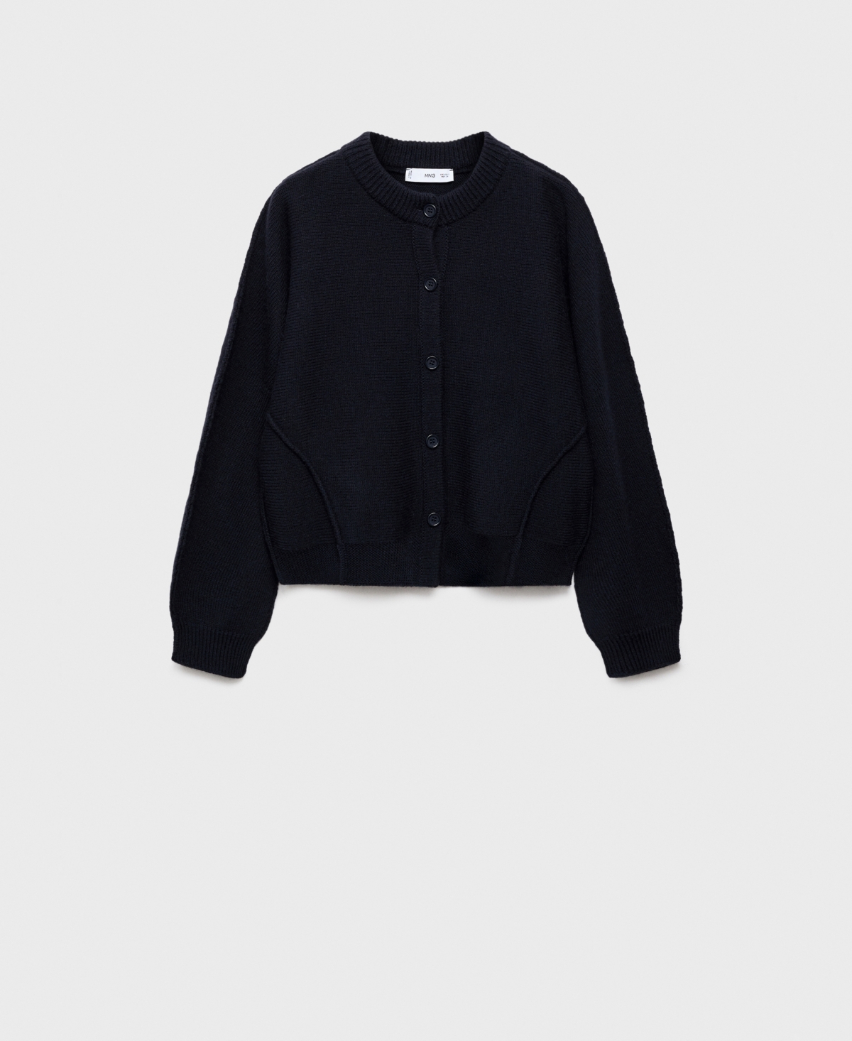 Mango Women's Buttons Straight-Fit Cardigan