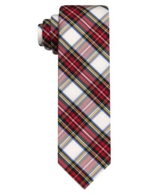 Hallmark Holiday Traditions - Men's Tartan Plaid Slim Tie