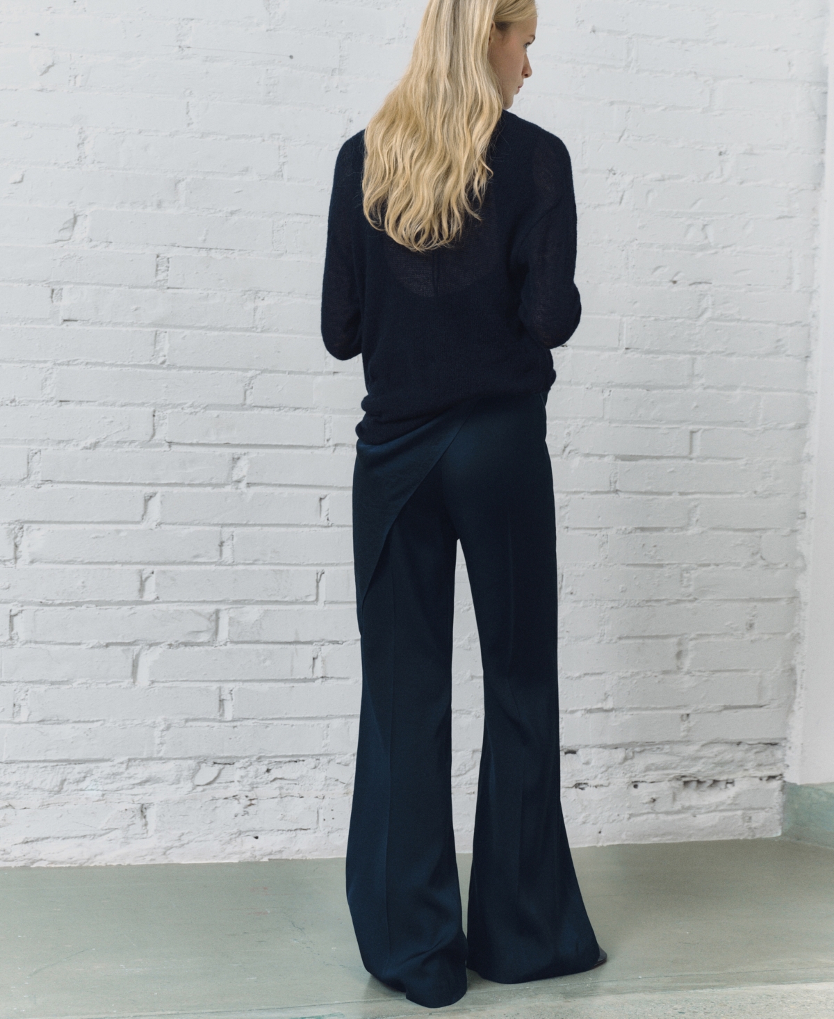 Mango Women's Long Flared Pants