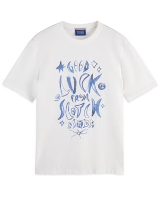 Men's Washed Graphic Regular-Fit T-Shirt