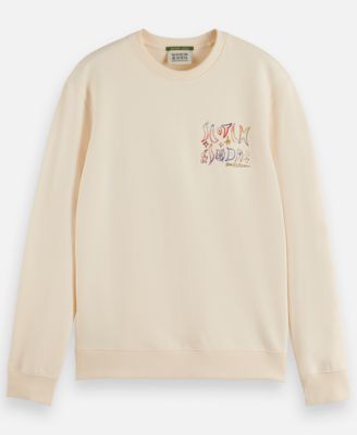 Men's Front and Back Artwork Pullover Sweatshirt