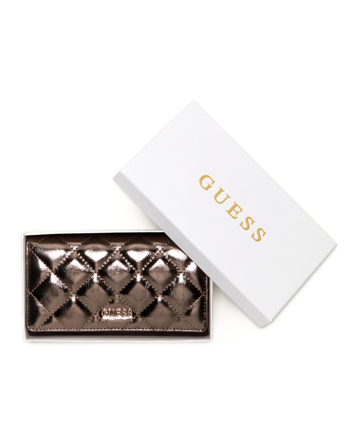 Guess Tinsley Quilted Phone Organizer Wristlet