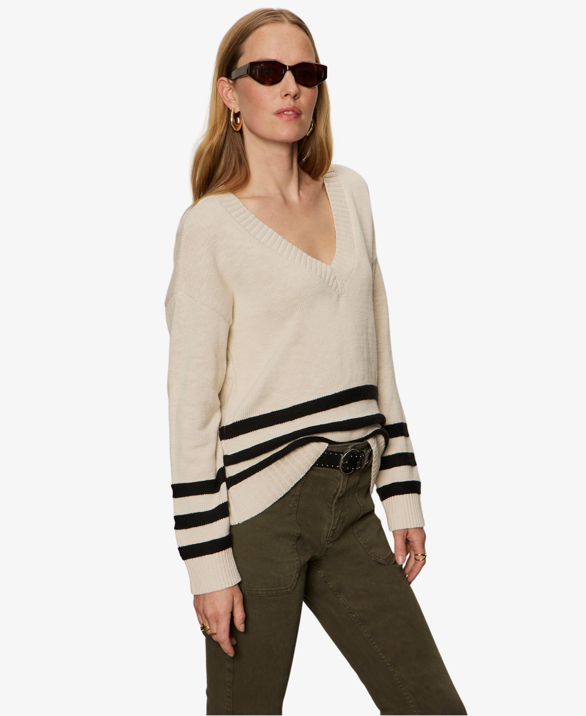 Sanctuary Women's Classic V-neck Sweater
