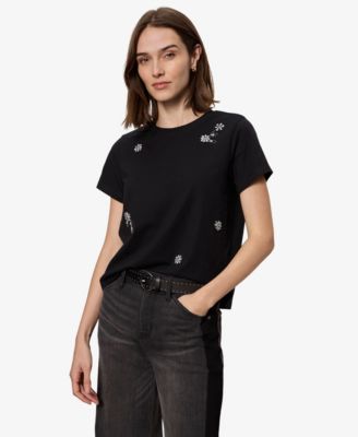 Women's Embellished Short-Sleeve T-Shirt