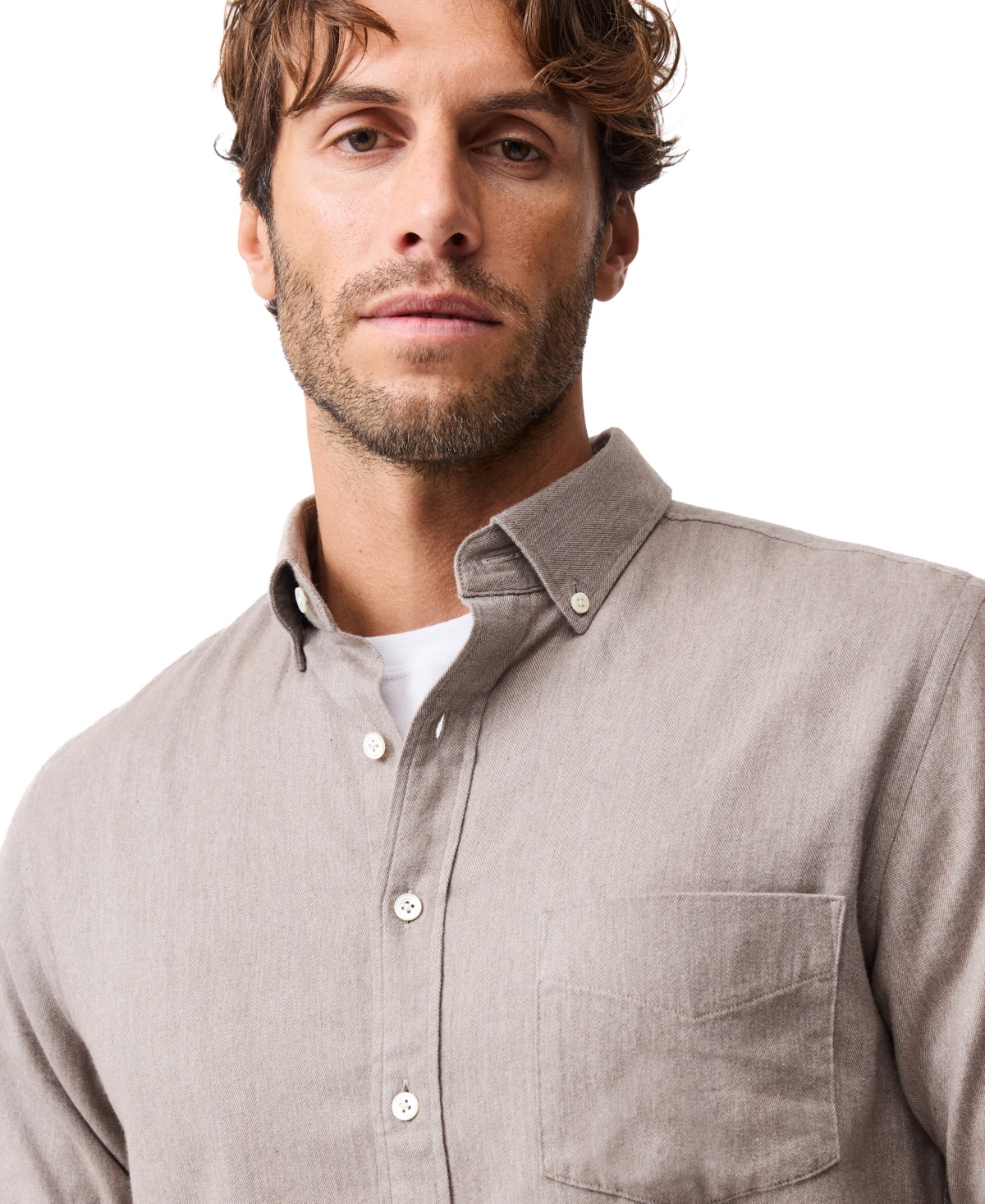Rodd & Gunn Barrhill Sports Fit Shirt In Gray