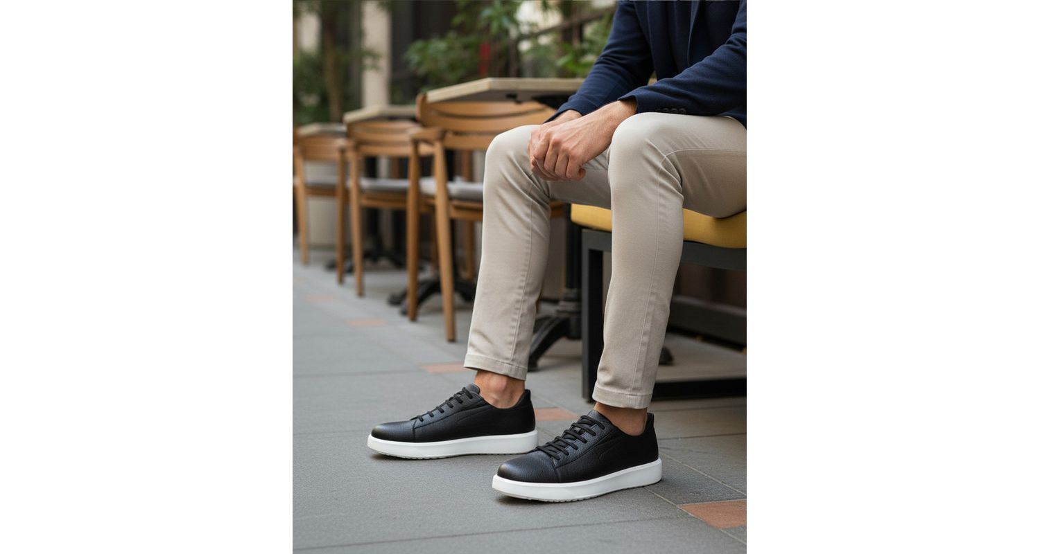 Men's River St Hands-Free Slip On Technology Leather Fashion Sneakers