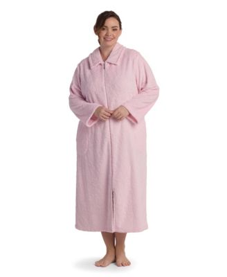 Miss Elaine - Women's Long-Sleeve Solid Robe