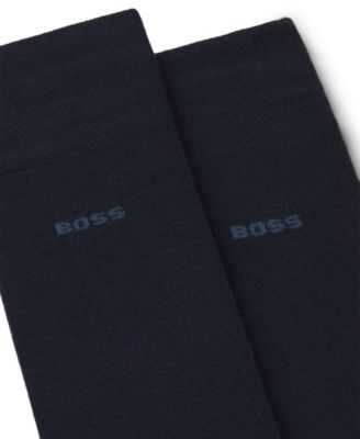 Men's 2-Pack Regular Length Solid Socks