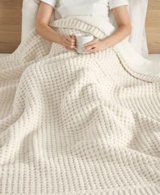 Rowan Waffle Knit Chenille Throw, 50" x 60"