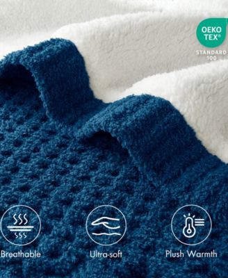 Rowan Waffle Knit Chenille Throw, 50" x 60"