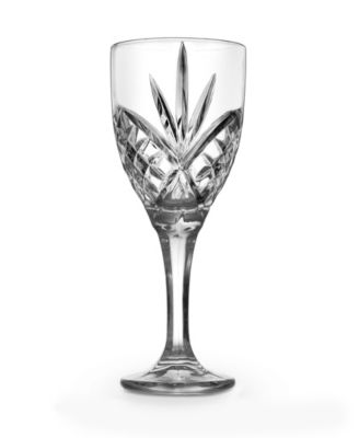 Dublin Crystal 12-Piece Double Old-Fashion, Goblet, and Highball Glassware Set