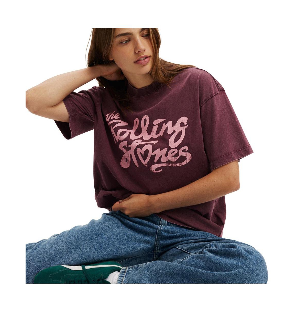 Cotton On Women's The Lcn Music Boxy Graphic Tee