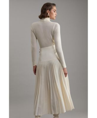 Women's Buckle Detailed Maxi Skirt