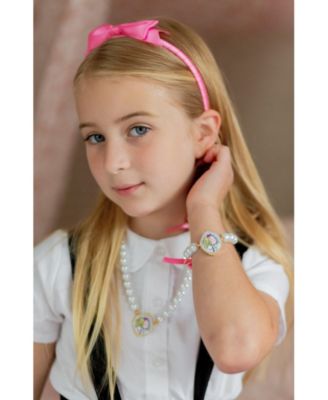 Girls Eloise Bow Cameo Necklace