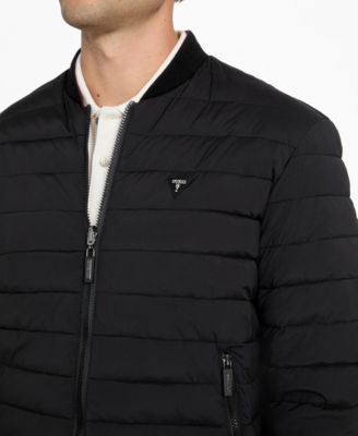 Men's Quilted Reversible Bomber Jacket