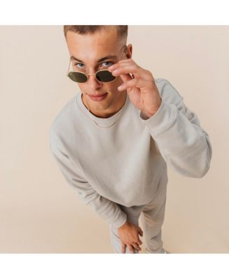 Men’s Organic Cotton Teddy Oversized Crewneck