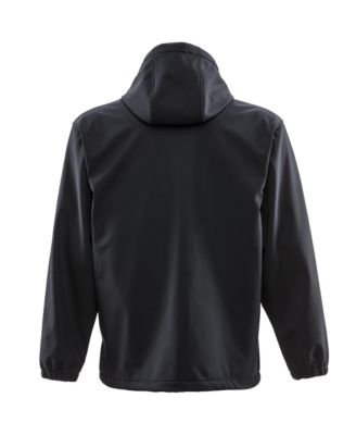 Men's Lightweight Softshell Jacket with Hood - Water-Repellent & Wind-Tight Workwear