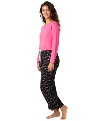 Women's Twinkle Script Long Pajama Pants