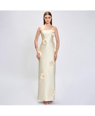 BARIANO Women's Kezia 3D Floral Maxi - Macy's