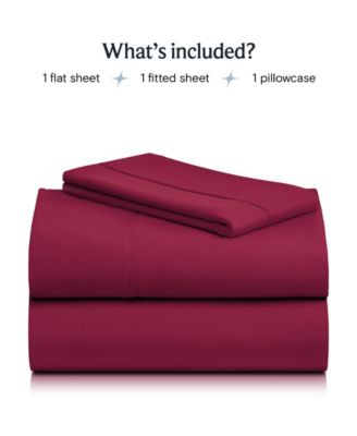 3-PC Silky Soft Cooling Deep Pocket Sheet Set, TwinXL