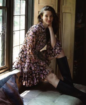 Women's Tiered Shirt Dress