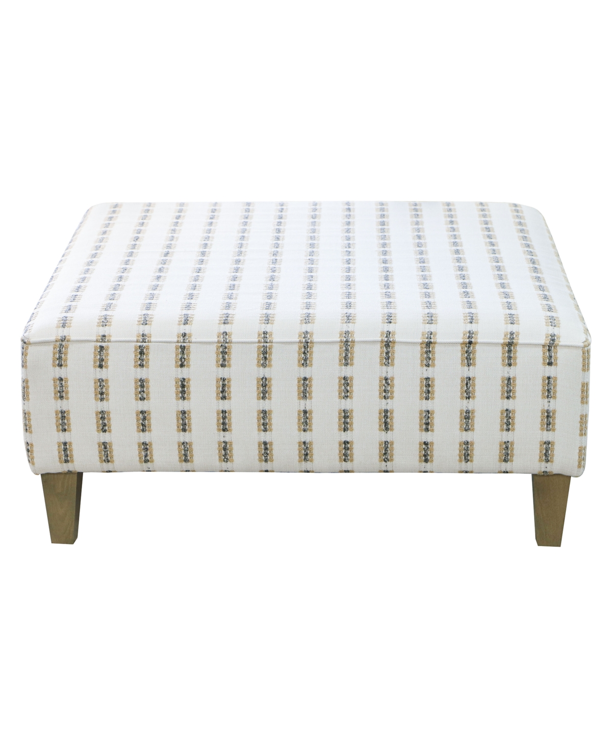 Stacia 38" Fabric Cocktail Ottoman Bench