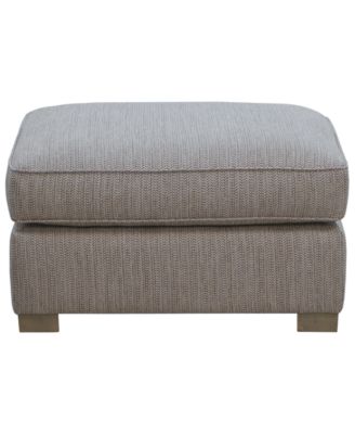Stacia 33" Fabric Upholstered Bench Ottoman